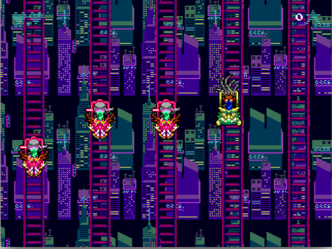 Gameplay on Downhill Ninja Action